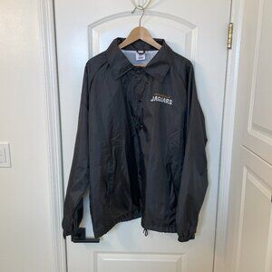 Jacksonville Jaguars Coaches Classic Raglan Full-Snap Windbreaker Jacket